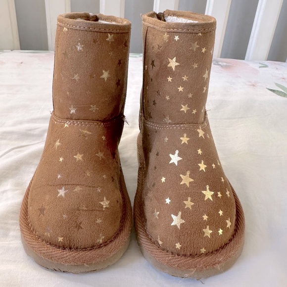 Baby Gap Cozy Boot star boots size 8 - Picture 2 of 7